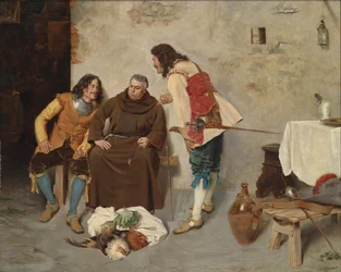 Priest Talking with Landsknechts